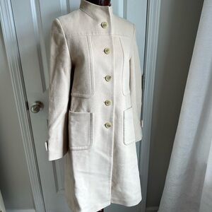 Neiman Marcus Yell Wool Cashmere Coat